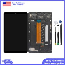 Black For Samsung Galaxy Tab A7 Lite SM-T220NZ LCD Touch Screen Digitizer Frame