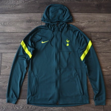 TOTTENHAM HOTSPUR FOOTBALL SOCCER TRACK TOP JACKET HOODIE 2021 2022 MENS MEDIUM