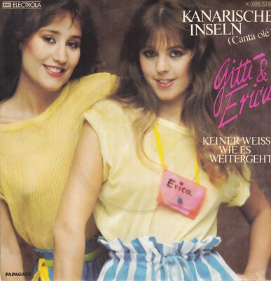 Gitti und Erica - Kanarische Inseln  - 7''- Vinyl-Single -536- near mint