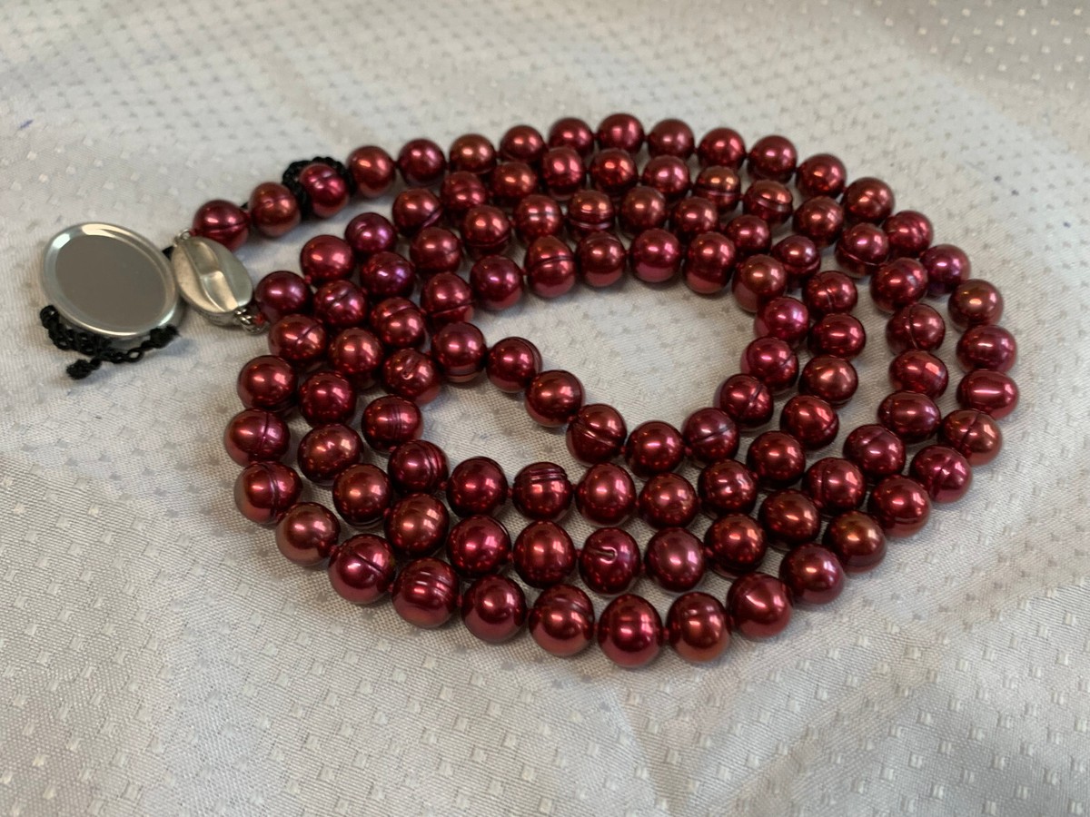 【HYERES LOR】24FW★ H edition SL WH Pearl Bead Necklace 4mm PearlNecklaceXI-671420.jpg?v=