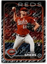 2024 Topps 582 Montgomery Exclusive Carson Spiers RC Cincinnati Reds #365