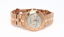 Marc By Marc Jacobs MBM8637 Women's Blade Rose Gold Bracelet Chrono Watch F1218