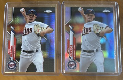 2020 Topps Chrome Silver + Prism Refractors #125 José Berríos Blue Jays Lot