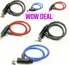 7mm x 650mm Bike Cable Lock Anti-Theft Steel Wire Bicycle Security Lock strong