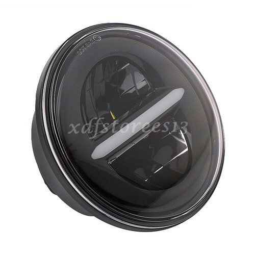 7inch 50W Round LED Hi/Lo Headlights Lamp w/ DRL For Jeep Wrangler JK JKU TJ CJ - Picture 8 of 12