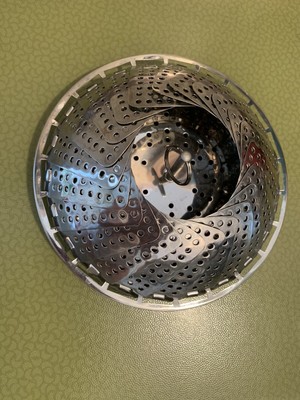 25cm Pfanne Edelstahl Grillkorb gegrilltes Hähnchen Für Fisch Gemüse Steak