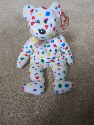 TY Beanie Babies TY 2K Bär - mit Etikettbezug - selten mit Fehlern