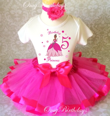 Fifth Birthday Tutu Outfit Shirt Set 