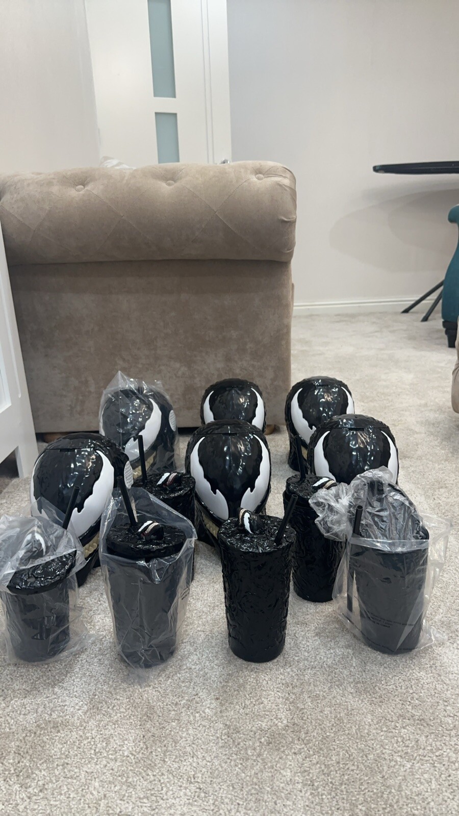 Venom The Last Dance Cinema Popcorn Bucket & Cup IN HAND NEXT DAY