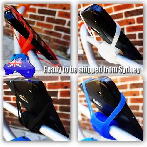 Silicone Elastic Bicycle Motorcycle Bike Handlebar Mount Holder For Mobile Phone