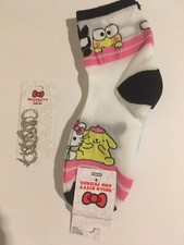 Hello Kitty Friends pool party ring set jewelry Kuromi My Melody Sanrio socks