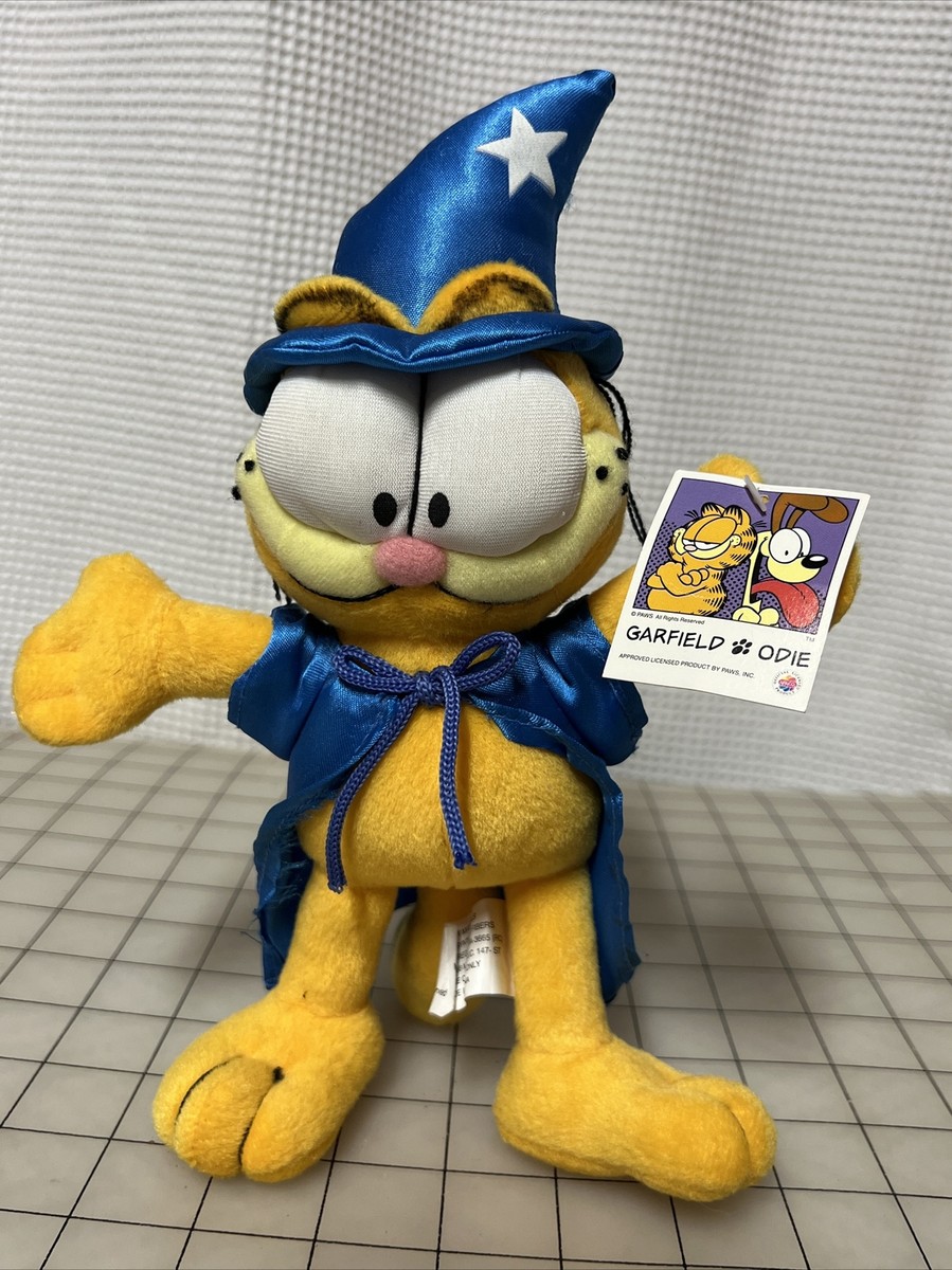 ぬいぐるみ Vintage Stuffed Toys Vintage Nanco Garfield w/ Blue Wizard Hat & Cape Plush