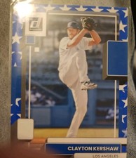 2022 Donruss Baseball CLAYTON KERSHAW Independence Day Variation #85