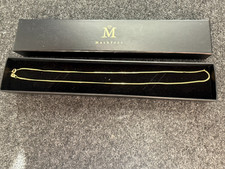 Kette Gelbgold 585 14 K feine Panzerkette ca. 43 cm  NEU und ungetragen