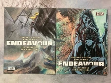 ENDEAVOUR #1 SET X2 1:10 BERGARA LAMING PHILLIPS VARIANT DSTLRY COMIC BOOK B1