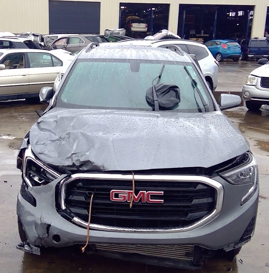 17 18 2019 20 21 22 23 GMC Acadia conductor trasero manija de puerta derecha en acero satinado G9K Foto 2 de 4