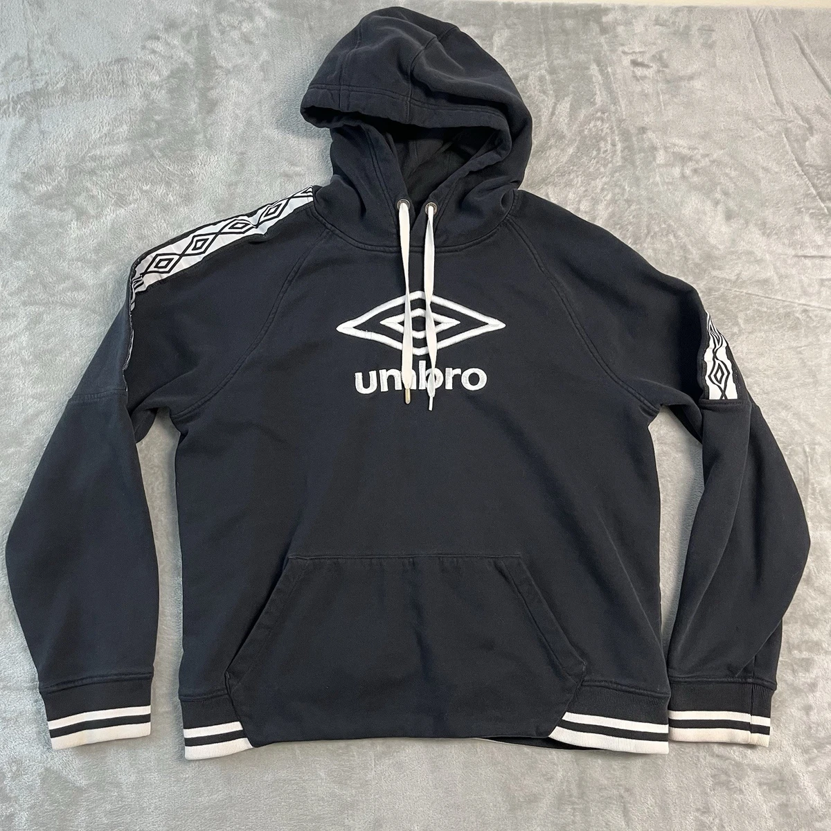 Umbro Heren Active Style Large Logo Hoodies Grijs
