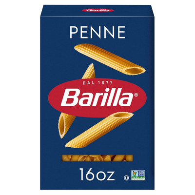 Penne Pasta, 16 oz Box - Non-GMO, Made with Durum Wheat Semolina - Kosher Certif