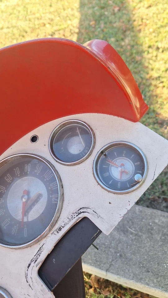 1956 Ford Fairlane Customline Gauges Dash Cluster OEM Foto 4 de 4