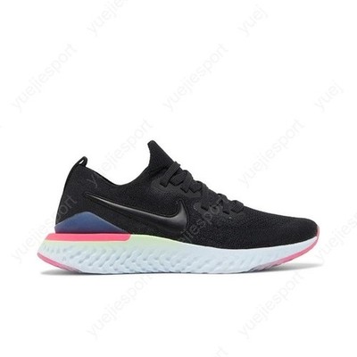 BQ8927-003 Nike Epic React Flyknit 2 Schwarz Hyper Pink damen Turnschuhe