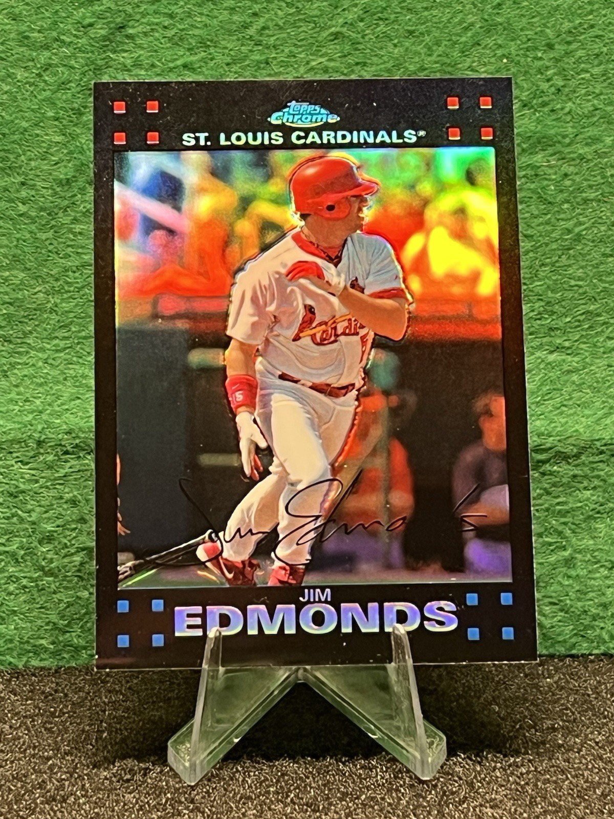 Jim Edmonds 2007 Topps Chrome #20 Refractor
