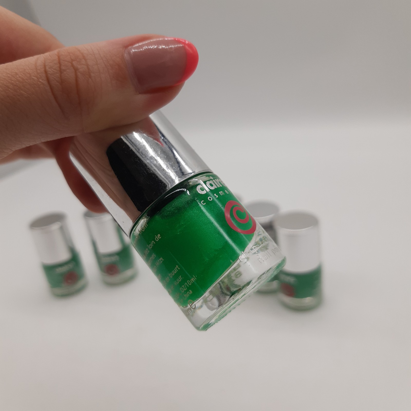 7x Claire's Cosmetics Green Nail Polish Bundle Chip Resistant 10ml Each New image 4