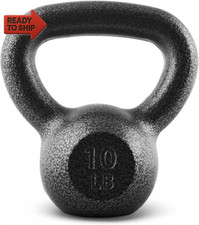 Black Cast Iron Kettlebell Single or Set  10-80 Lbs