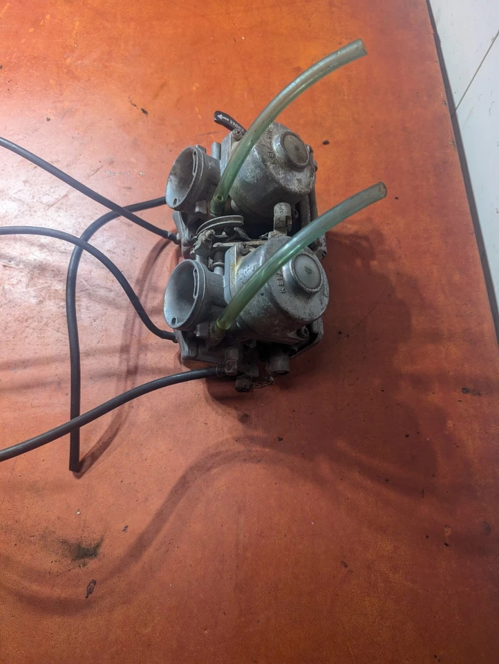 1973-74 Yamaha TX500 TX 500 DOHC Carbs Carburetors Keihin Carbs OEM - Image 3 of 4