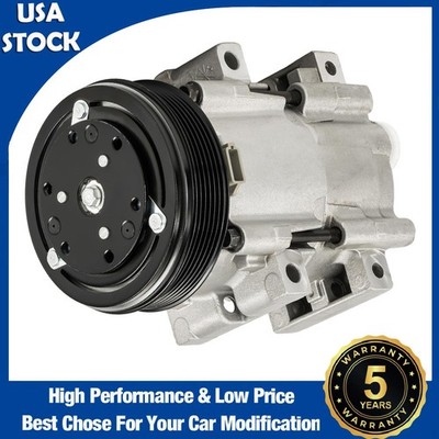 A/C Compressor with Clutches For 1998 1999 2000 2001 Mercury Mountaineer V6 4.0L