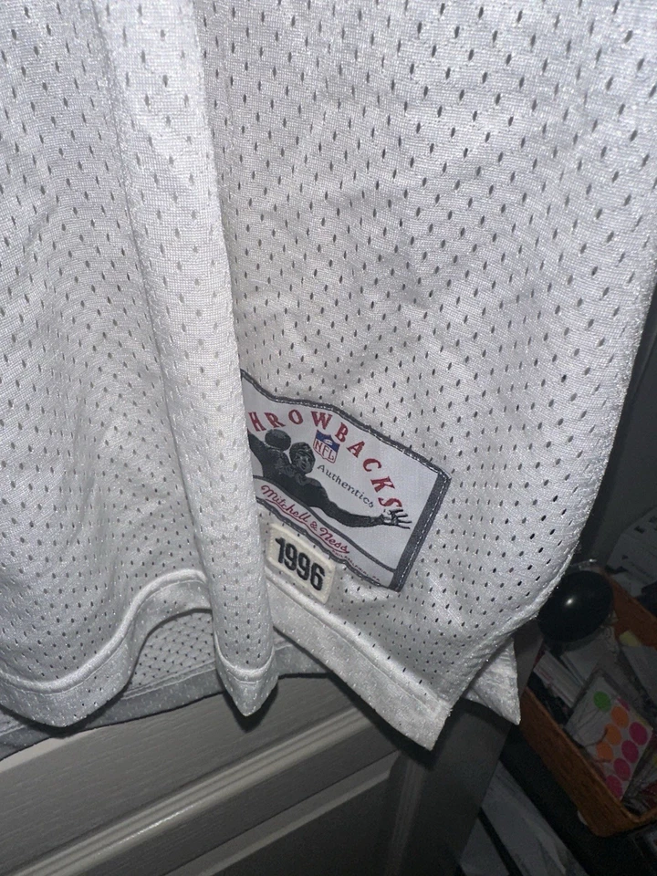 Camiseta De Colección Kansas City Chiefs NUEVA CON ETIQUETAS 52 Derrick Thomas Pro Bowl 1996 Mitchell Ness Foto 2 de 4