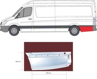 Klokkerholm Seitenwand Hinten Links FüR Mercedes-Benz Sprinter 3-T Kasten VW