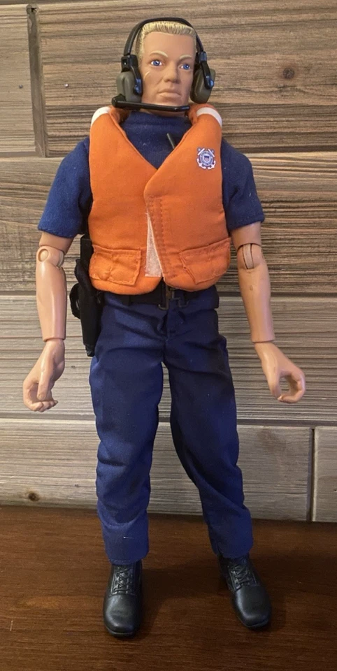 Etiquetas de fone de ouvido vintage GI Joe Guarda Costeira dos EUA Kenner edição de aniversário 1999 arma walkie - Imagem 2 de 4