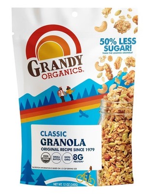 Organic Classic Granola 12 Oz By Grandy Oats