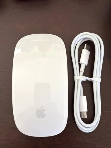 New Apple Magic Mouse Wireless Multi-Touch Surface USB-C A3204 white/silver
