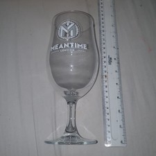  Meantime Pint Glass Chalice, London Brewing Company Engraved