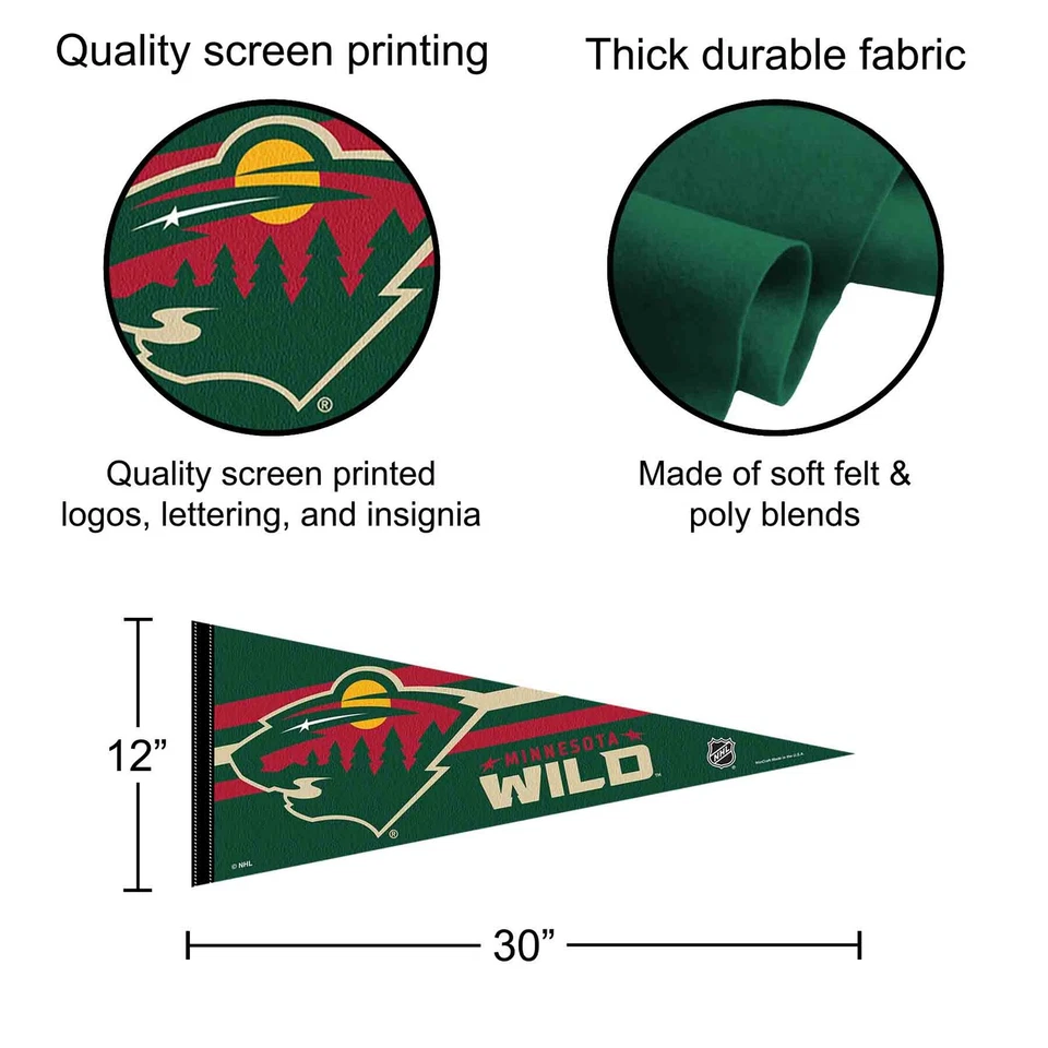 Minnesota Wild Logo Pennant - Image 2 of 4