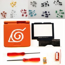 Orange Housing Shell Cover for GBA SP Gameboy Advance SP-Colors Buttons Optional