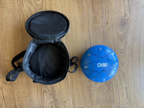 Chmi 6 Inches Steel Tongue Drum Instrument and case ONLY