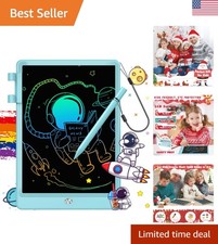 Delightful Dolphin Blue LCD Writing Tablet - 10-Inch Doodle Board for Kids
