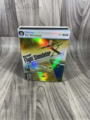 Microsoft Flight Simulator X: Deluxe Edition PC DVD game