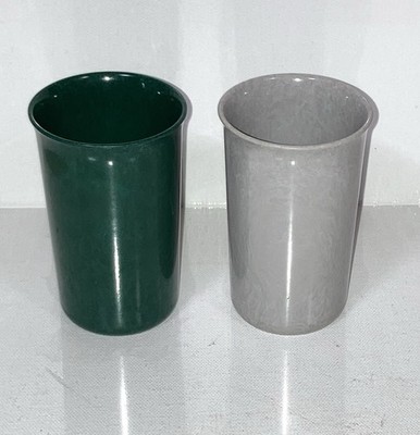 Branchell Color Flyte Melmac 5 Ounce Juice Cups  - Set of 2 USA