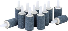 AQUANEAT Aquarium Air Stones 1 inch 12 Pack, Bubble Stone, Aerator 1