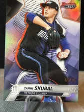 2025 Bowman’s Best Tarik Skubal Black Refractor /10 Detroit Tigers #12