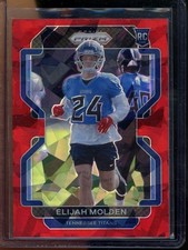 2021 Panini Prizm Elijah Molden Red Ice Rookie Tennessee Titans #422