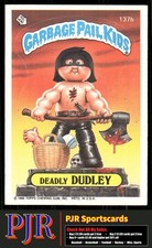 Deadly Dudley 1986 Topps Garbage Pail Kids Series 4 #137b