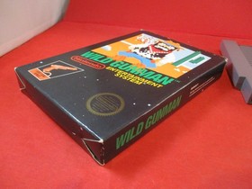 Wild Gunman (Nintendo NES) COMPLETE w/ Box manual game WORKS!