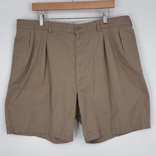 Vintage 90s Polo Golf Ralph Lauren Shorts Mens 42 Khaki Pleated Chino Preppy