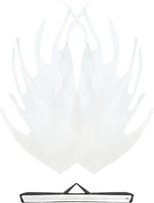 55'' Double Layered Worship Flags for Dance Church, Praise Dance Flags for Worsh