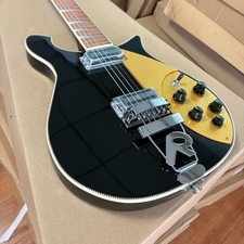 Custom Black Electric Guitar Rosewood Fingerboard Chrome Hardware