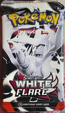 White Flare Booster Pack - 1x NEW English Factory Sealed Pokemon 2025